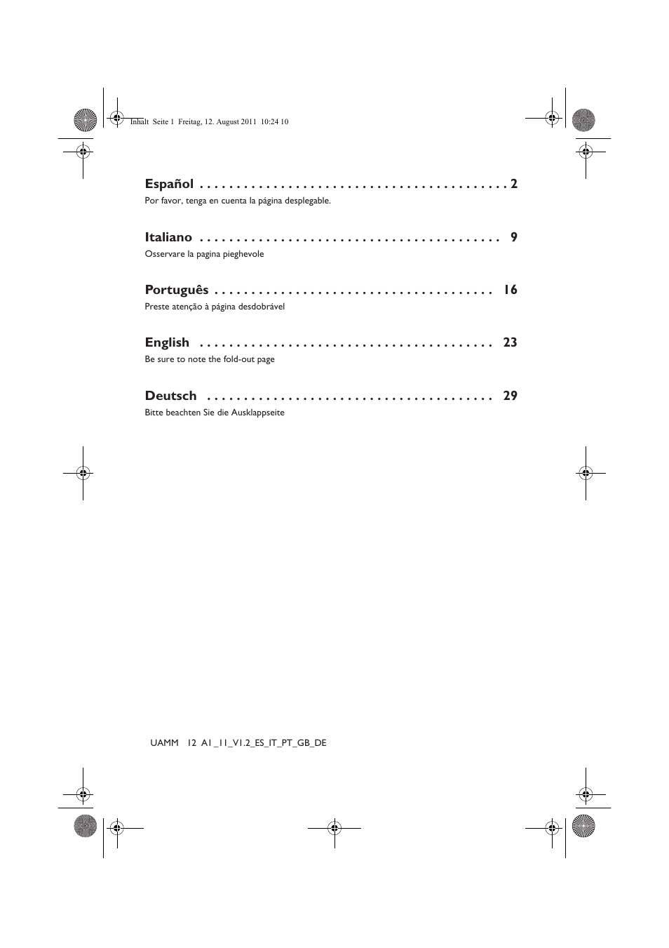 Ultimate Speed UAMM 12 A1 User Manual | Page 2 / 38