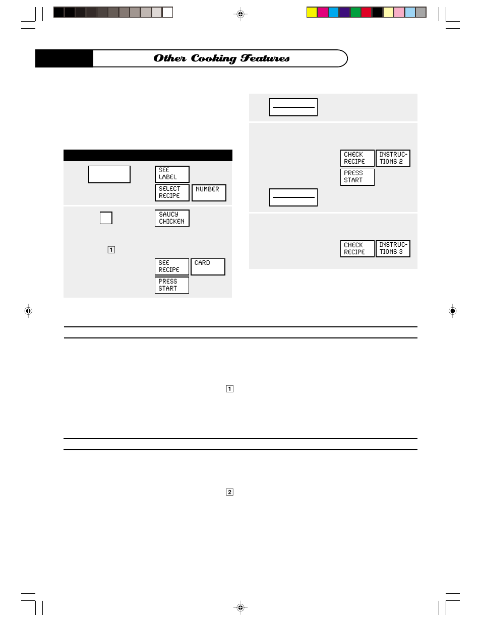Other cooking features, Dinner menu recipes, Dinner menu and quick recipes | DCS MO24SS User Manual | Page 19 / 32