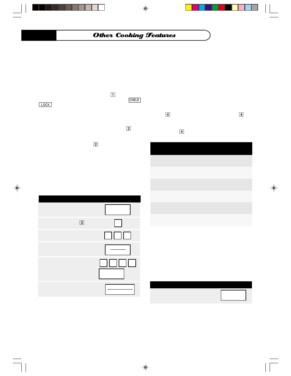 Other cooking features, Extra minute, Help menu | DCS MO24SS User Manual | Page 26 / 32