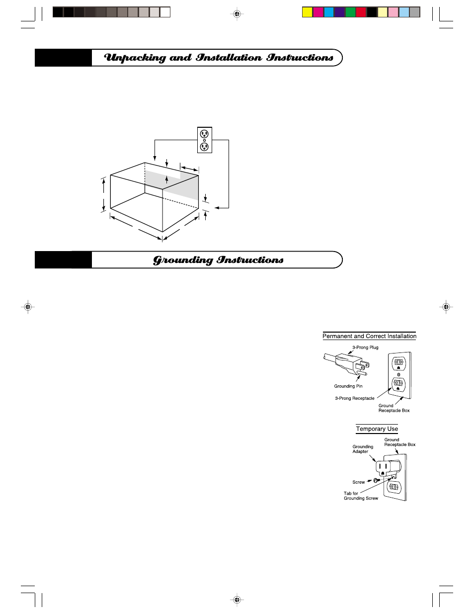 Warning | DCS MO24SS User Manual | Page 6 / 32