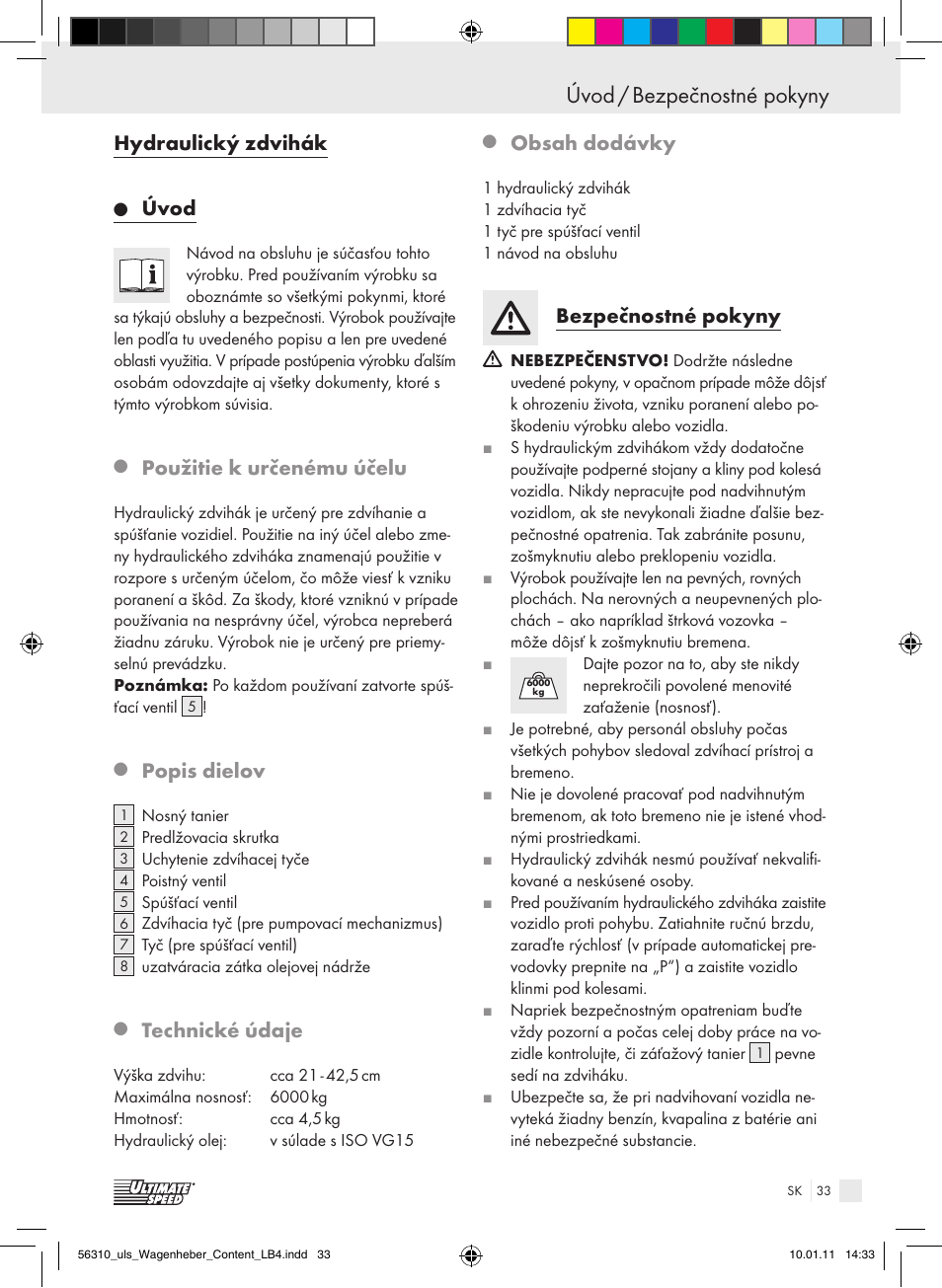 Ultimate Speed Z30544 User Manual | Page 31 / 41