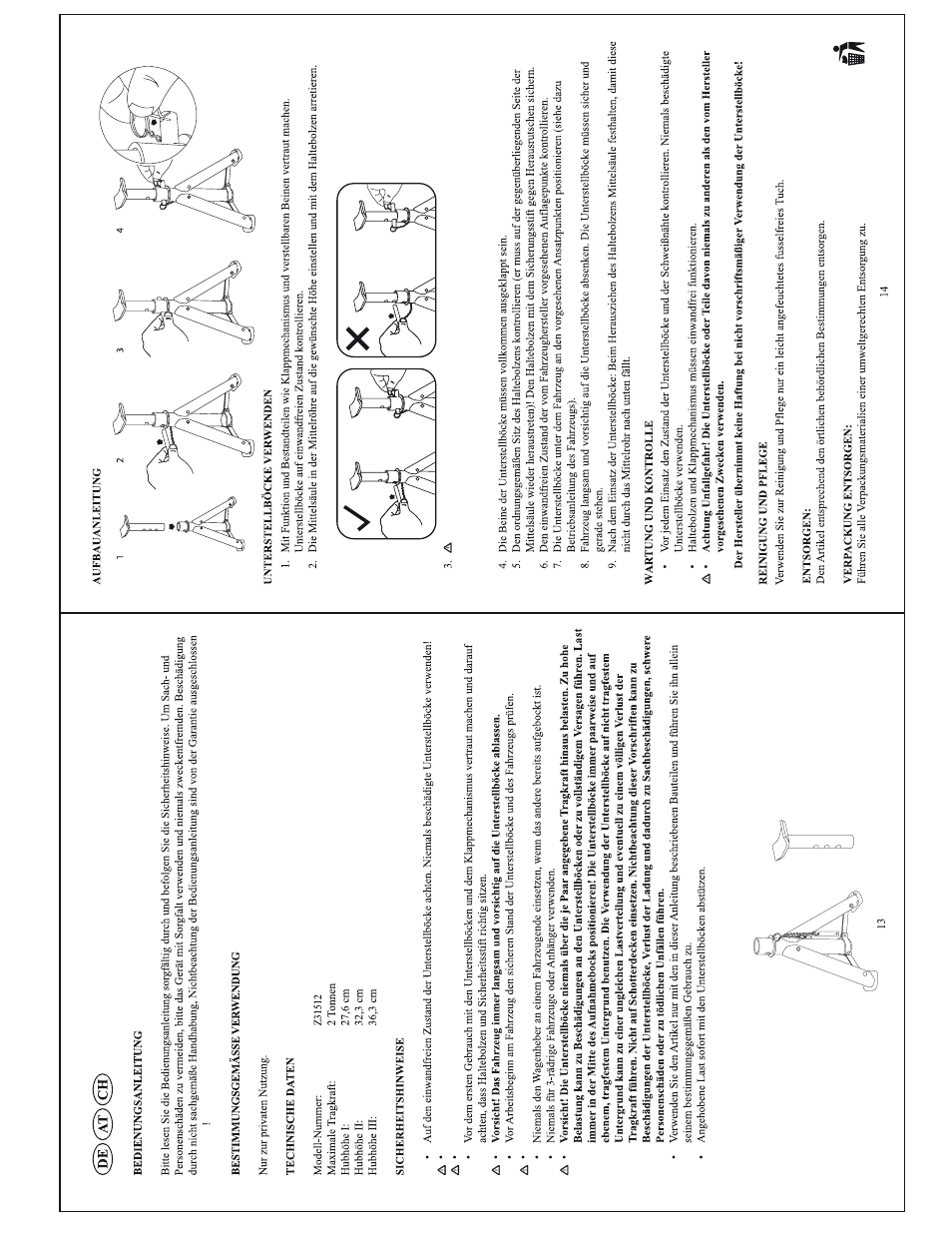 Unterstellbock-set | Ultimate Speed Z31512 User Manual | Page 8 / 8