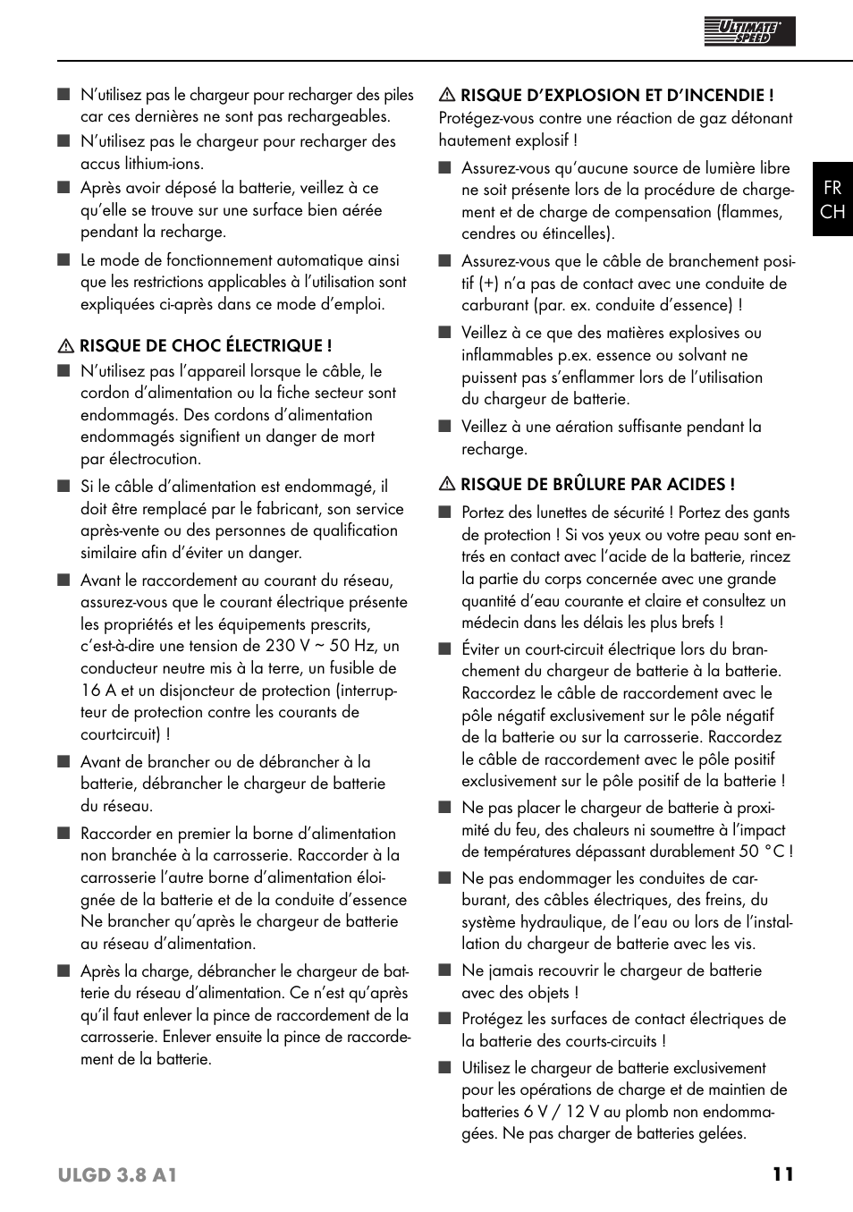 Ultimate Speed ULGD 3.8 A1 User Manual | Page 14 / 35