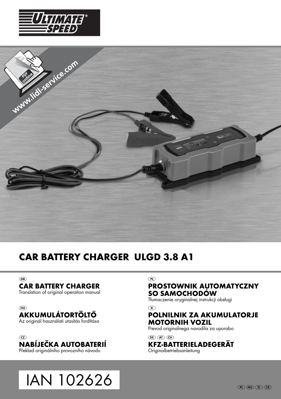 Ultimate Speed ULGD 3.8 A1 User Manual | 51 pages