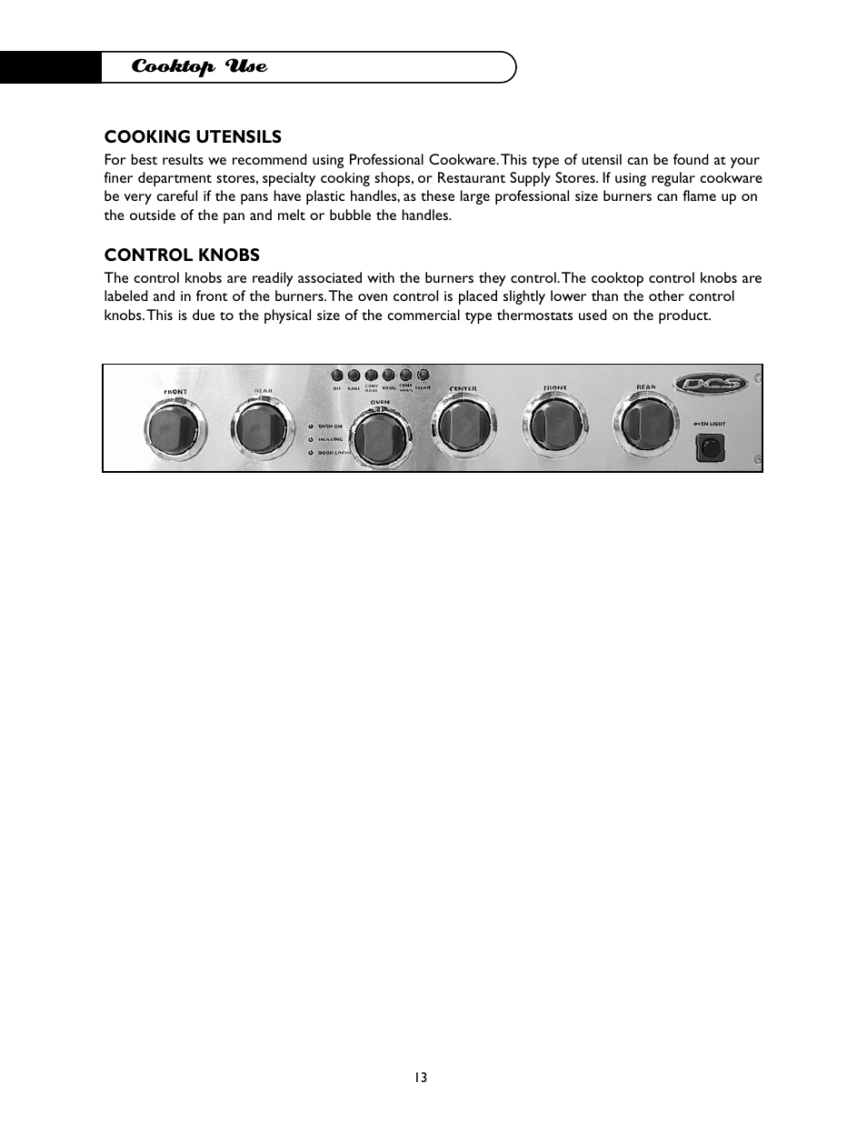 DCS I RGSC-305BK User Manual | Page 14 / 34