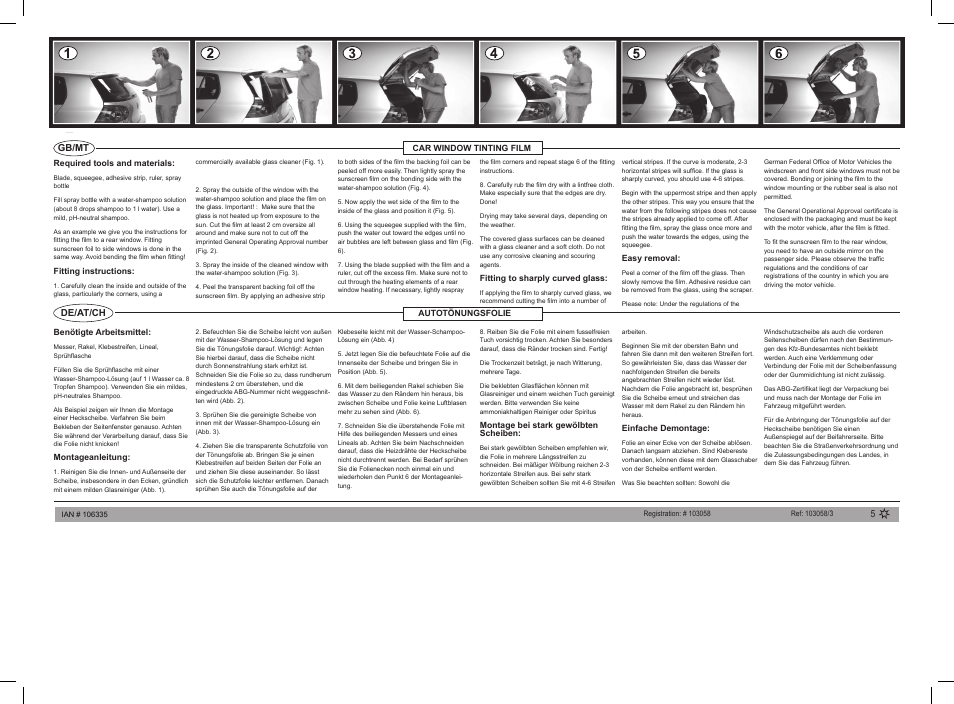 Ultimate Speed CAR WINDOW TINTING FILM User Manual | Page 2 / 2