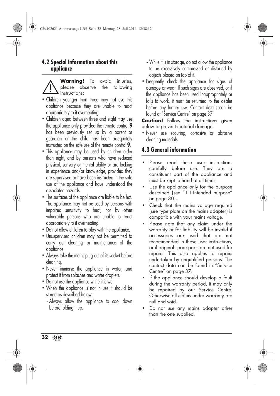 Ultimate Speed UAMM 12 A1 User Manual | Page 34 / 50