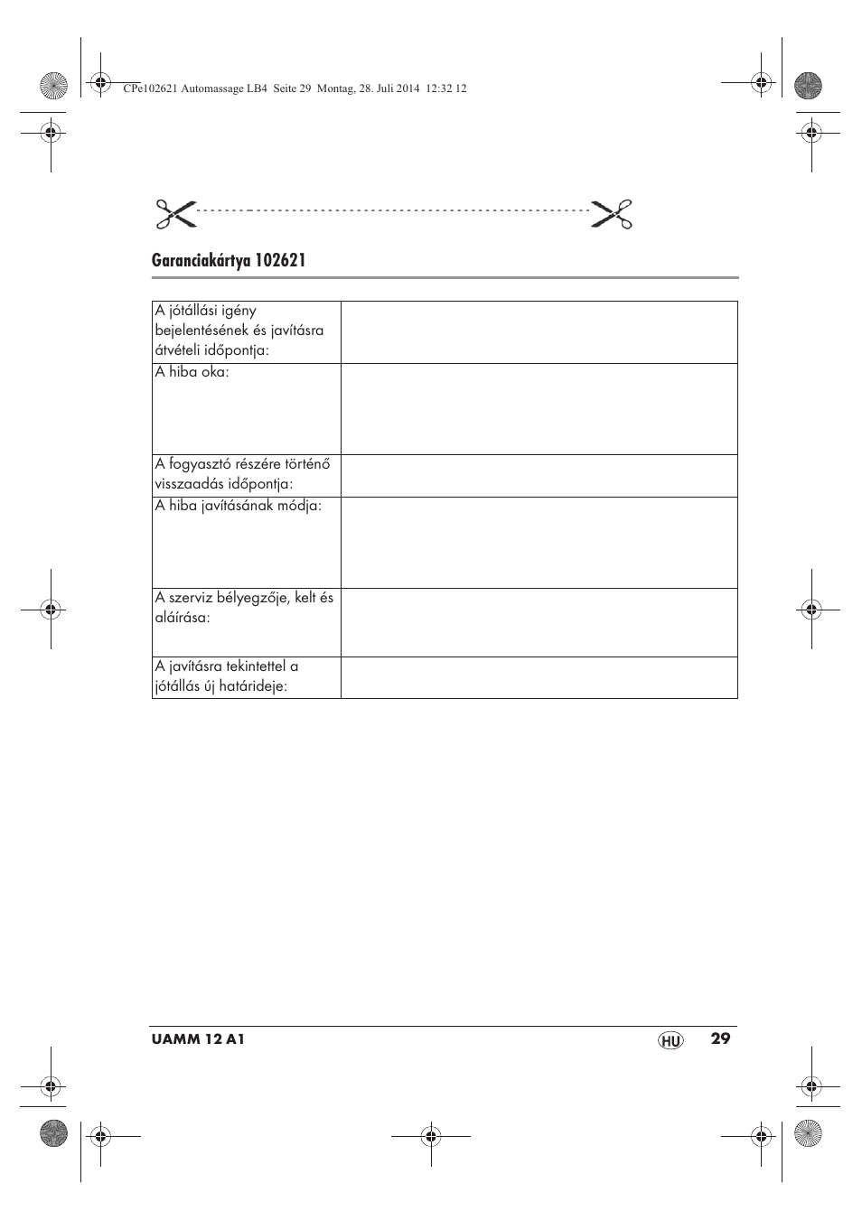 Ultimate Speed UAMM 12 A1 User Manual | Page 31 / 66