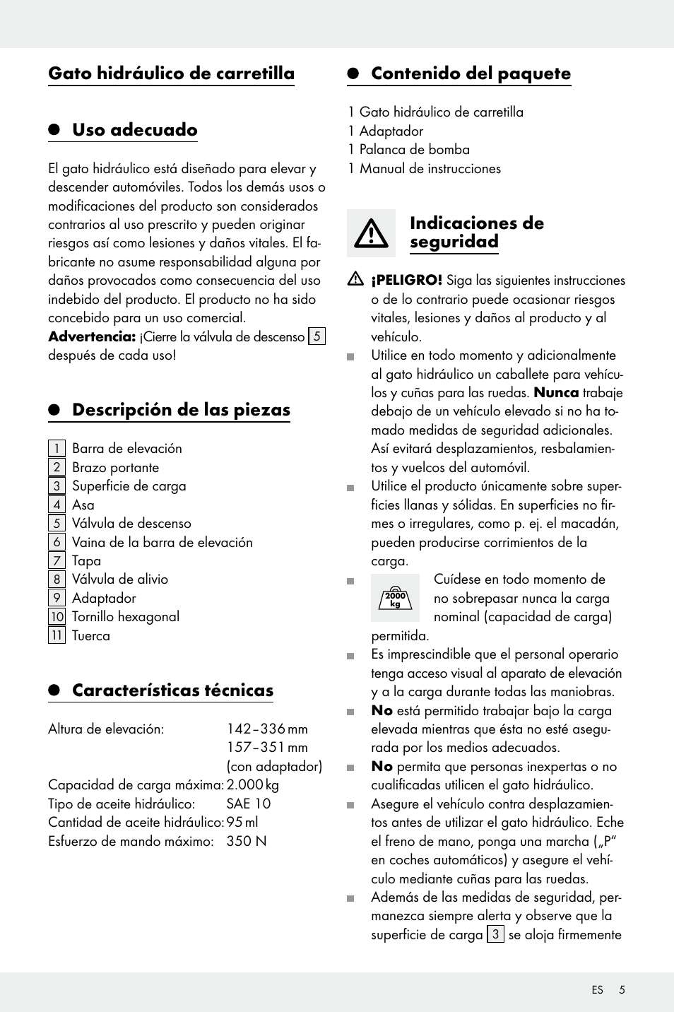 Ultimate Speed Z32196 User Manual | Page 5 / 29