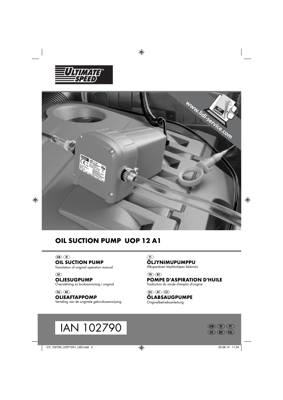 Ultimate Speed UOP 12 A1 User Manual | 76 pages
