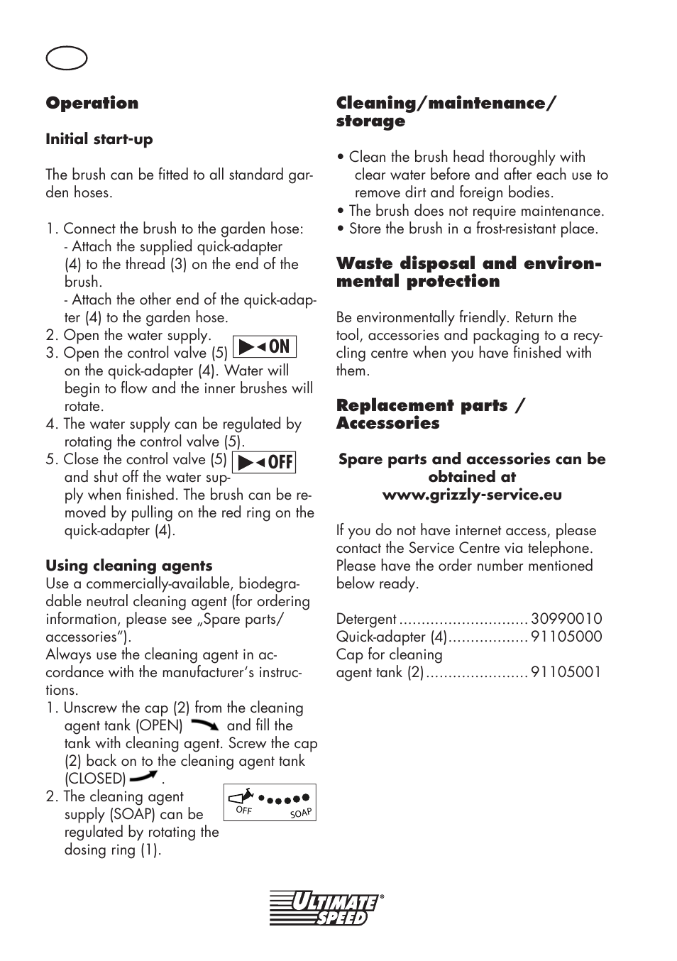 Ultimate Speed Universal Washing Brush User Manual | Page 12 / 16