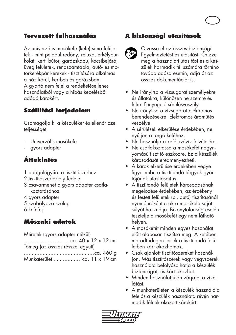 Ultimate Speed Universal Washing Brush User Manual | Page 11 / 24
