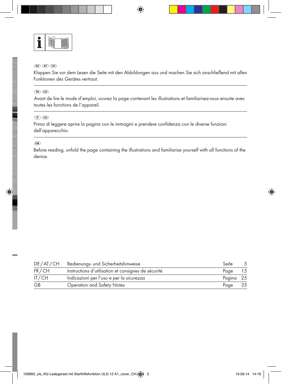 Ultimate Speed ULG 12 A1 User Manual | Page 2 / 44