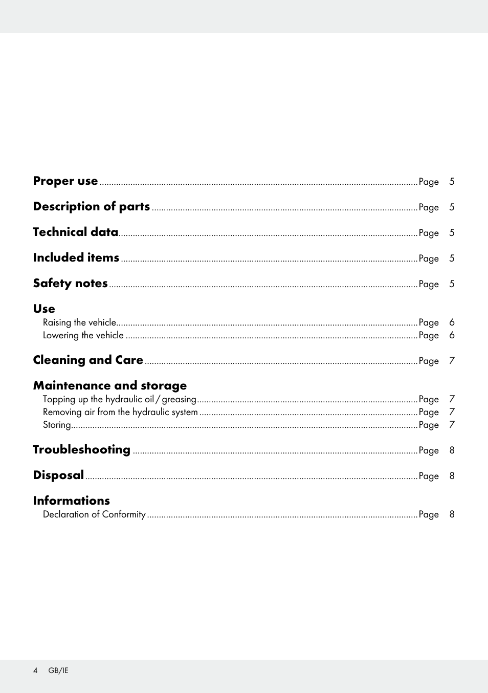 Ultimate Speed Z31224 User Manual | Page 4 / 44