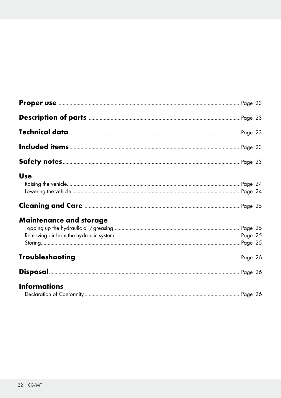 Ultimate Speed Z31224 User Manual | Page 22 / 34