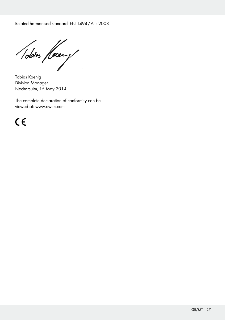 Ultimate Speed Z31224 User Manual | Page 27 / 34