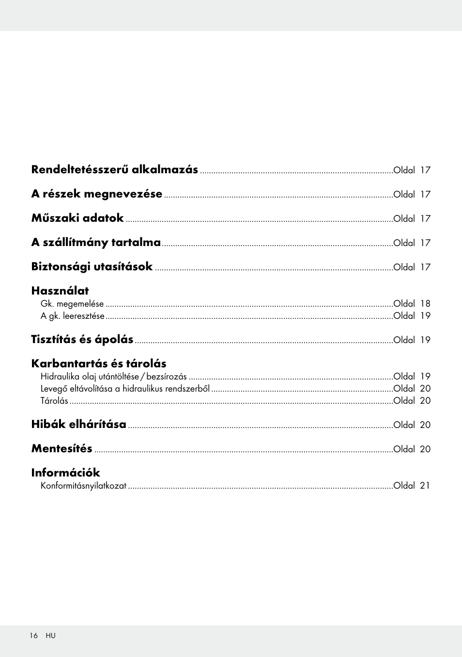 Ultimate Speed Z31224 User Manual | Page 16 / 46