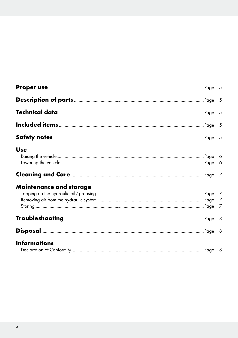 Ultimate Speed Z31224 User Manual | Page 4 / 46