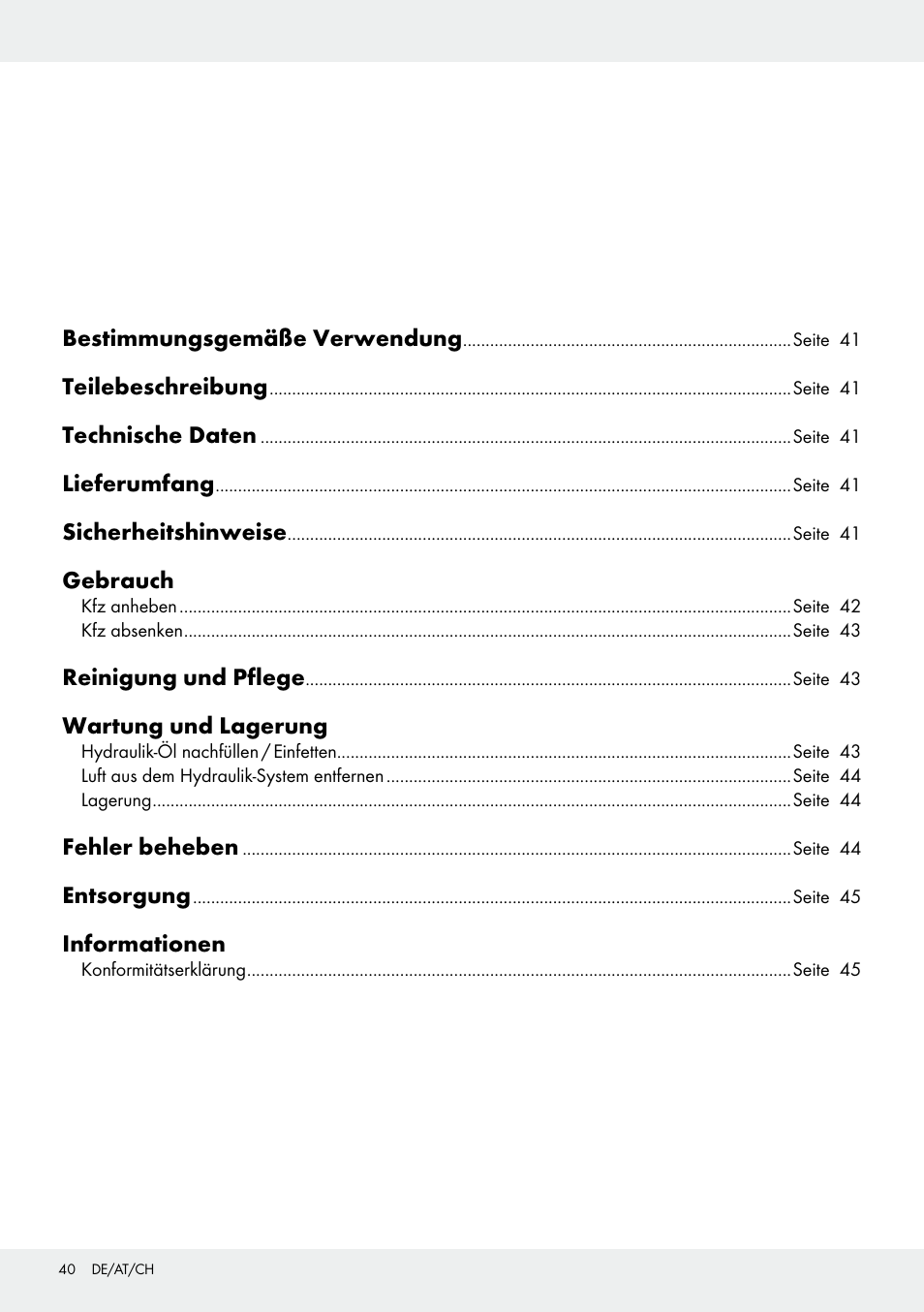Ultimate Speed Z31224 User Manual | Page 40 / 46
