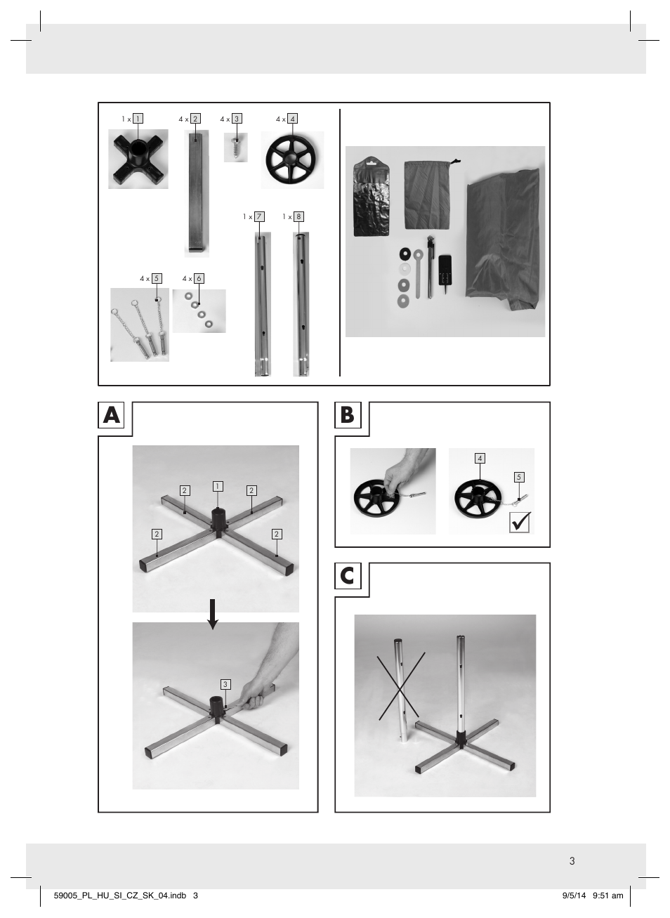 Ab c | Ultimate Speed AZ-600 User Manual | Page 3 / 22