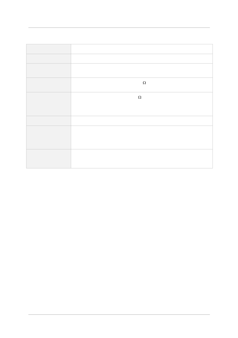 7 specification, Specification | DCS none User Manual | Page 15 / 18