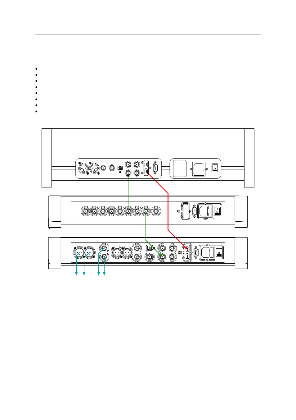 3 connecting the system for dsd, Connecting the system for dsd, Scarlatti transport scarlatti clock scarlatti dac | Page 7 | DCS none User Manual | Page 7 / 18
