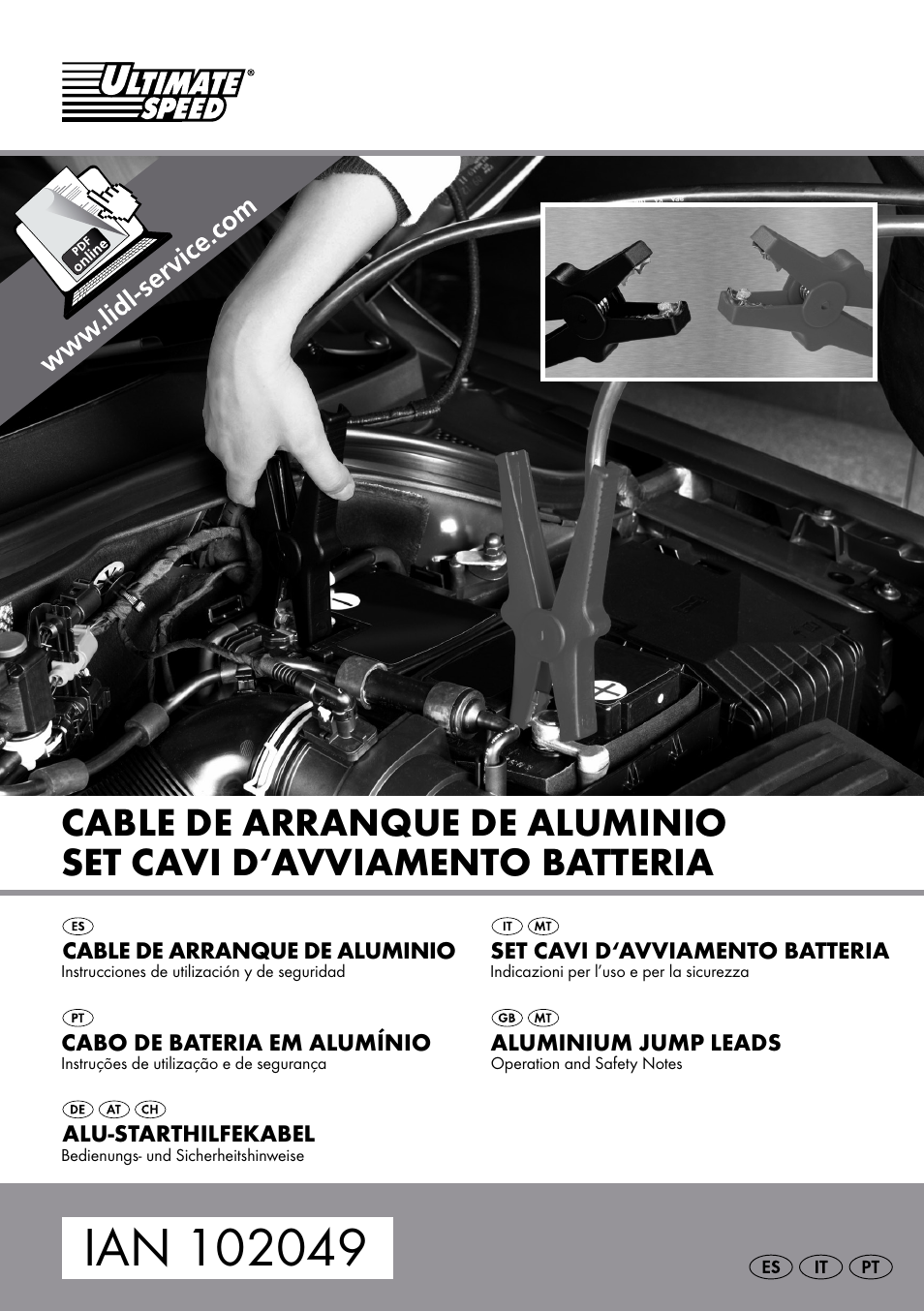 Ultimate Speed Alu Jump Leads User Manual | 25 pages