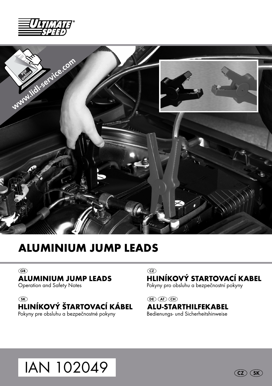 Ultimate Speed Alu Jump Leads User Manual | 21 pages