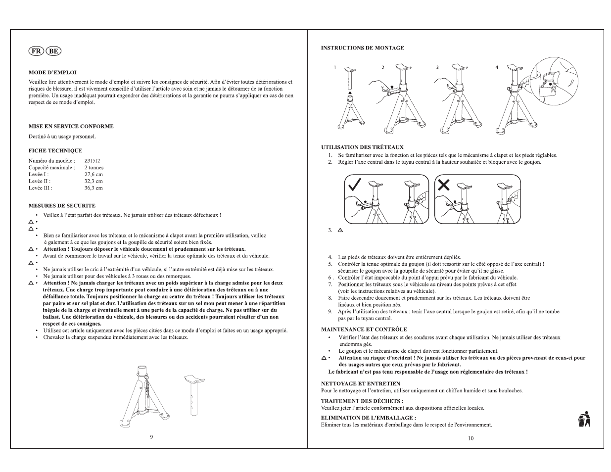 Set de chandelles | Ultimate Speed Z31512 User Manual | Page 6 / 8