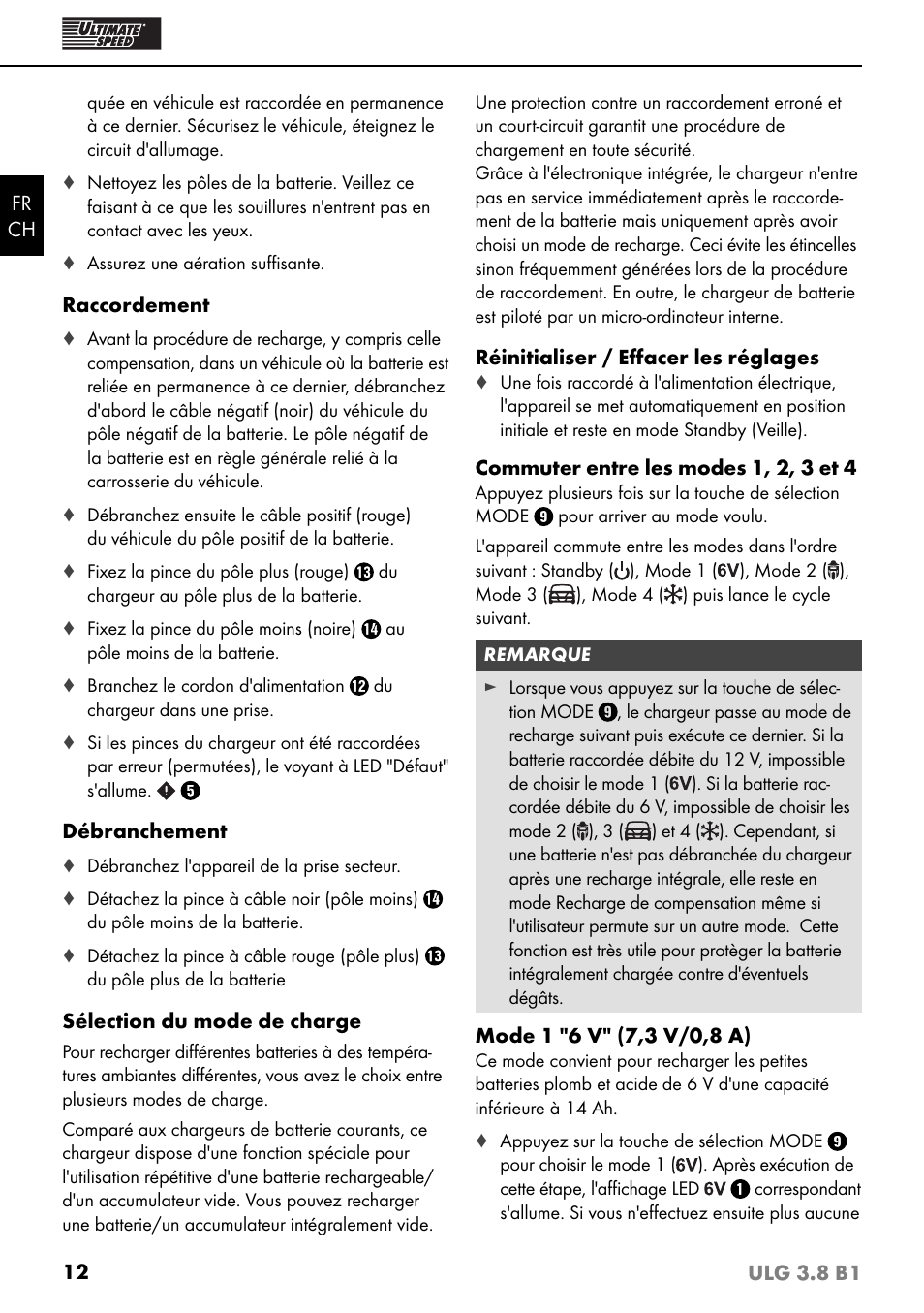 Ultimate Speed ULG 3.8 B1 User Manual | Page 15 / 36