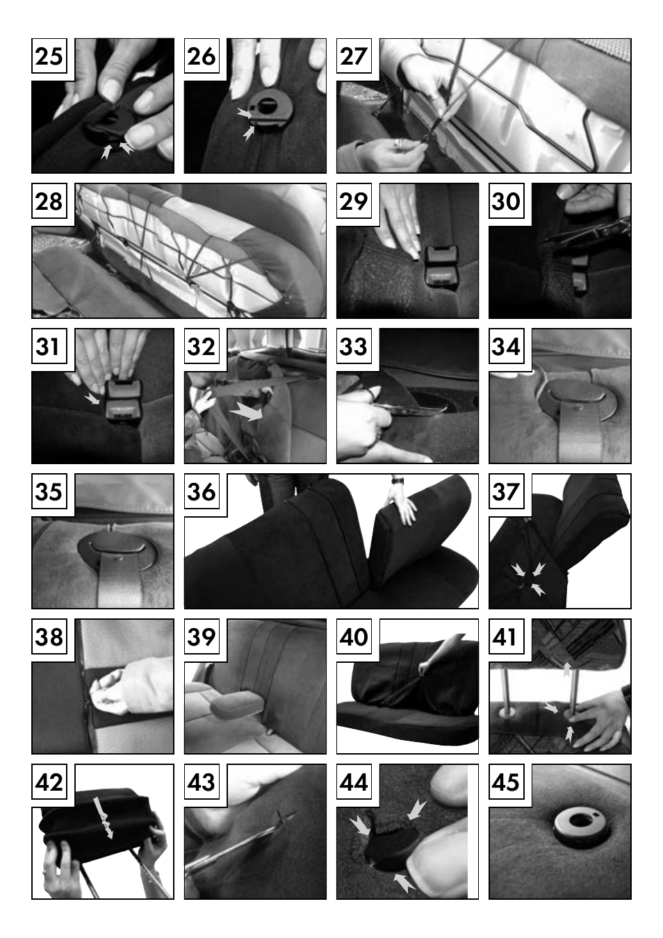 Ultimate Speed CAR SEAT COVER SET User Manual | Page 4 / 13