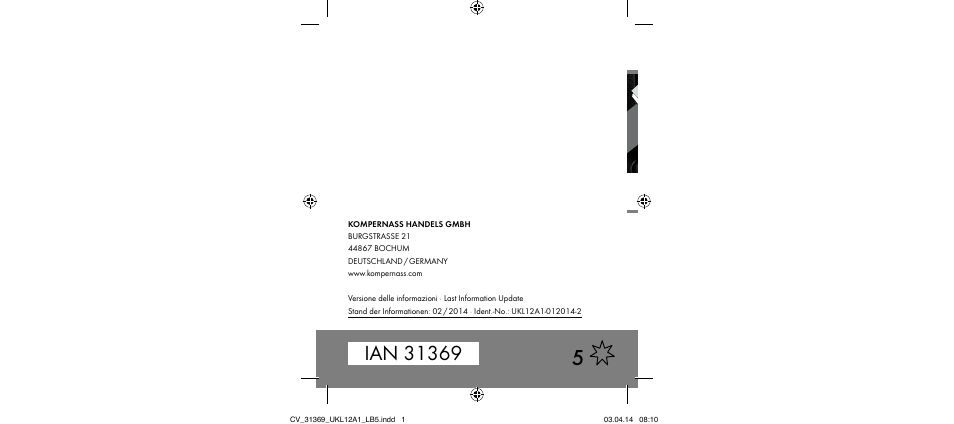 Ultimate Speed UKL 12 A1 User Manual | Page 56 / 56