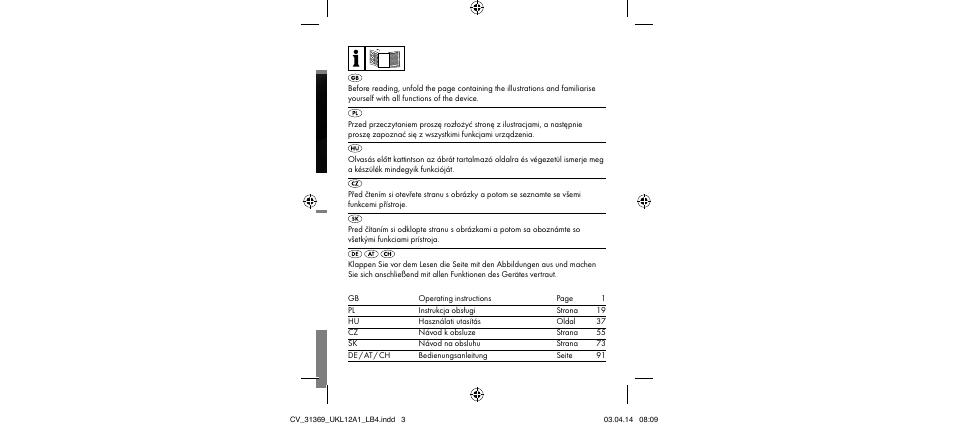 Ultimate Speed UKL 12 A1 User Manual | Page 2 / 110