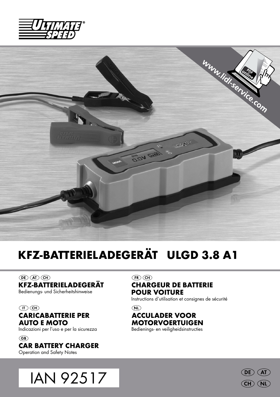 Ultimate Speed ULGD 3.8 A1 User Manual | 41 pages