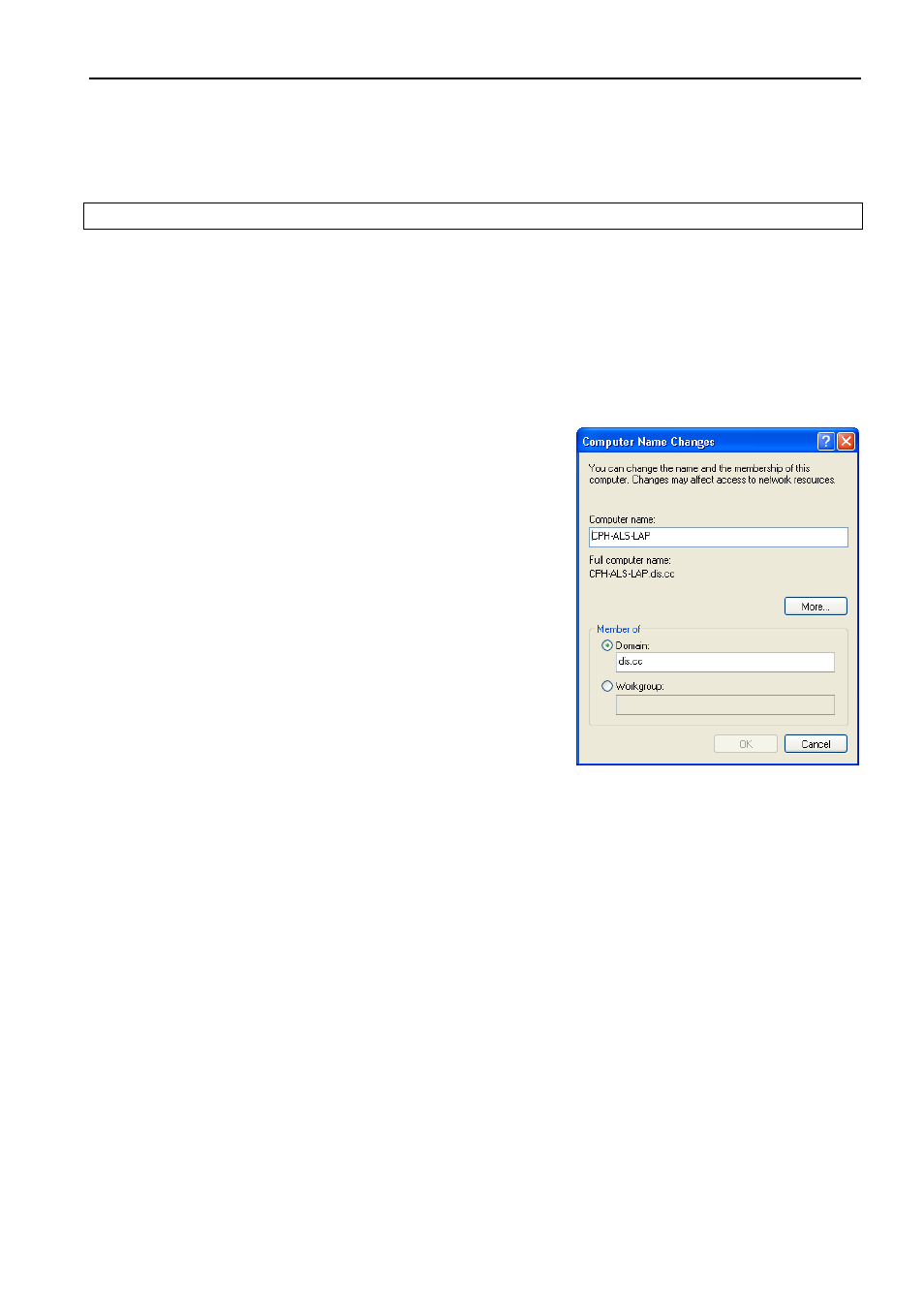 Computer name | DCS SW 6000 User Manual | Page 11 / 52