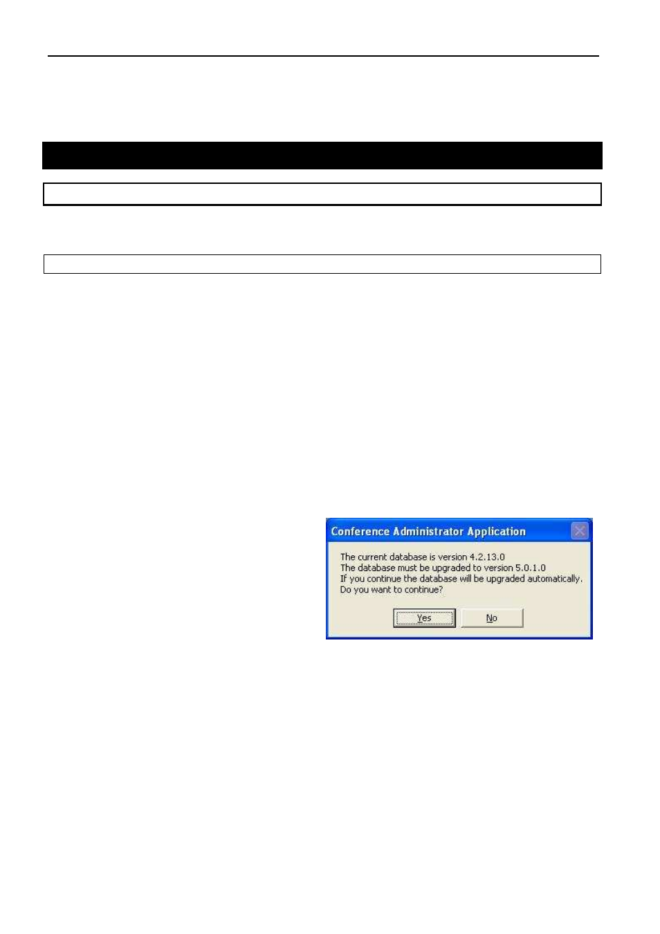 Upgrading from previous versions | DCS SW 6000 User Manual | Page 36 / 52