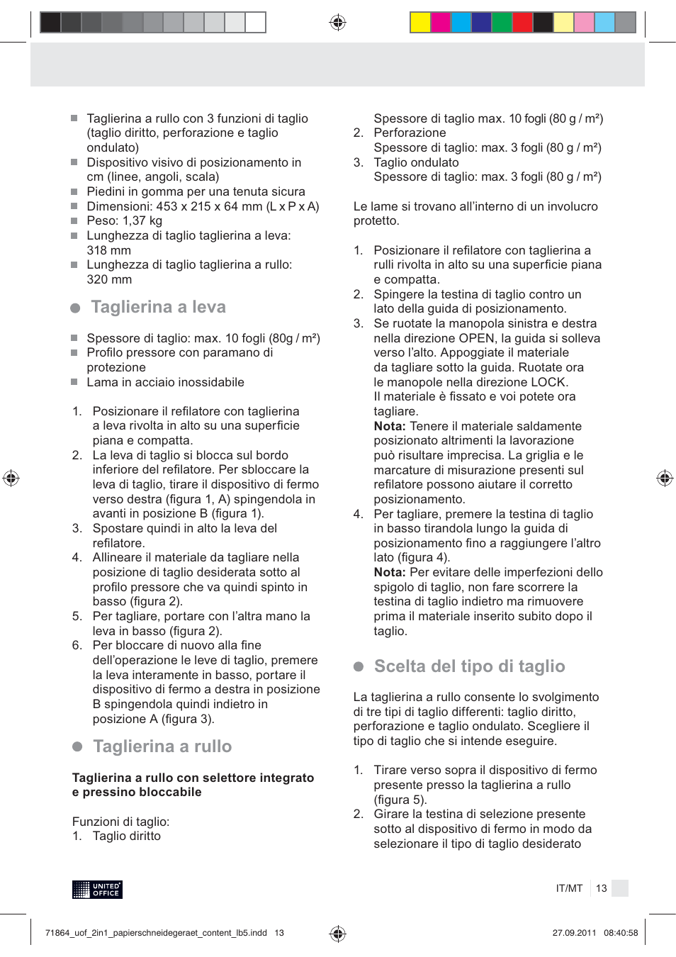 United Office 2-in-1 Paper Trimmer User Manual | Page 15 / 30