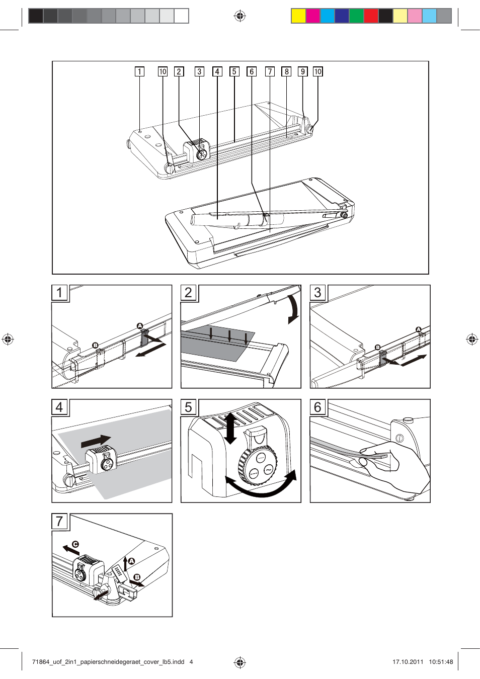 United Office 2-in-1 Paper Trimmer User Manual | Page 4 / 30