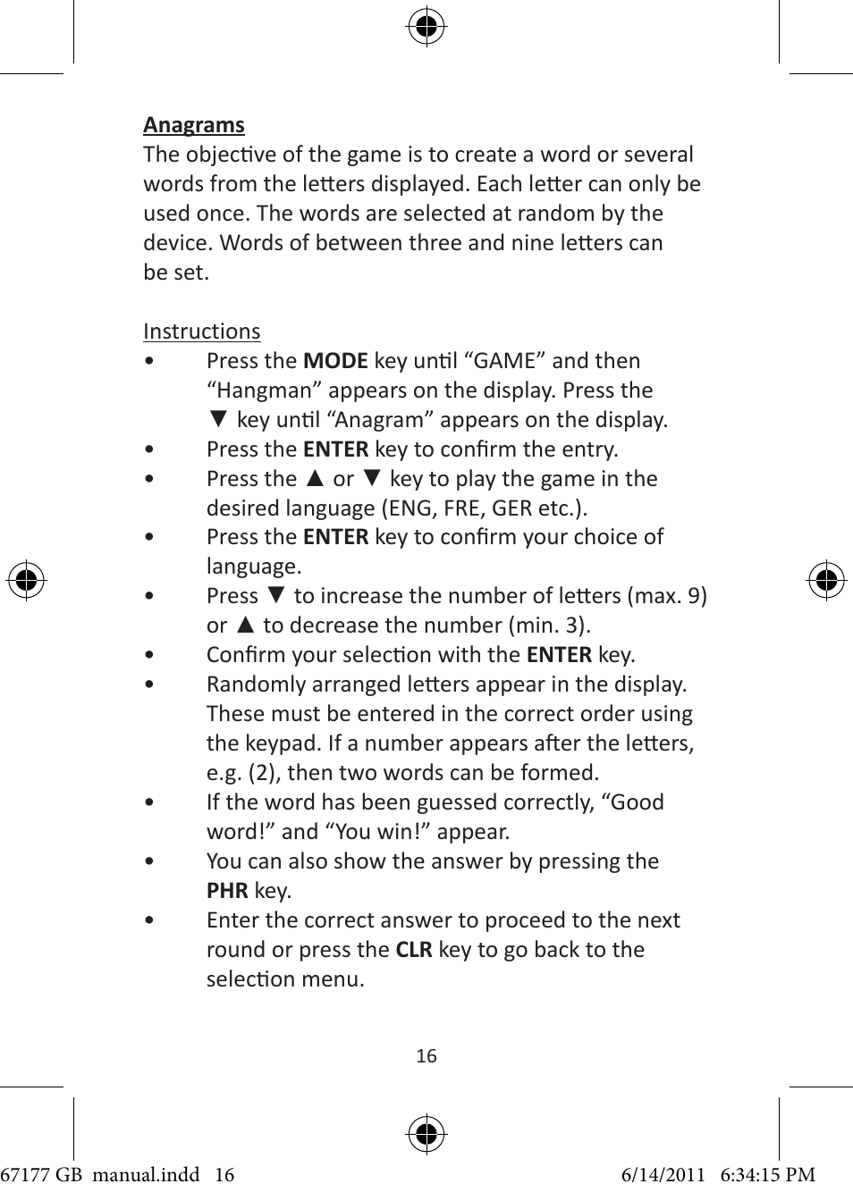 United Office Pocket Translator User Manual | Page 17 / 24