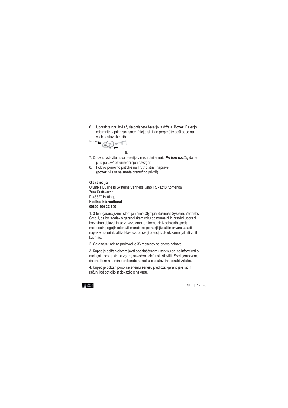 United Office Desktop Calculator User Manual | Page 17 / 34