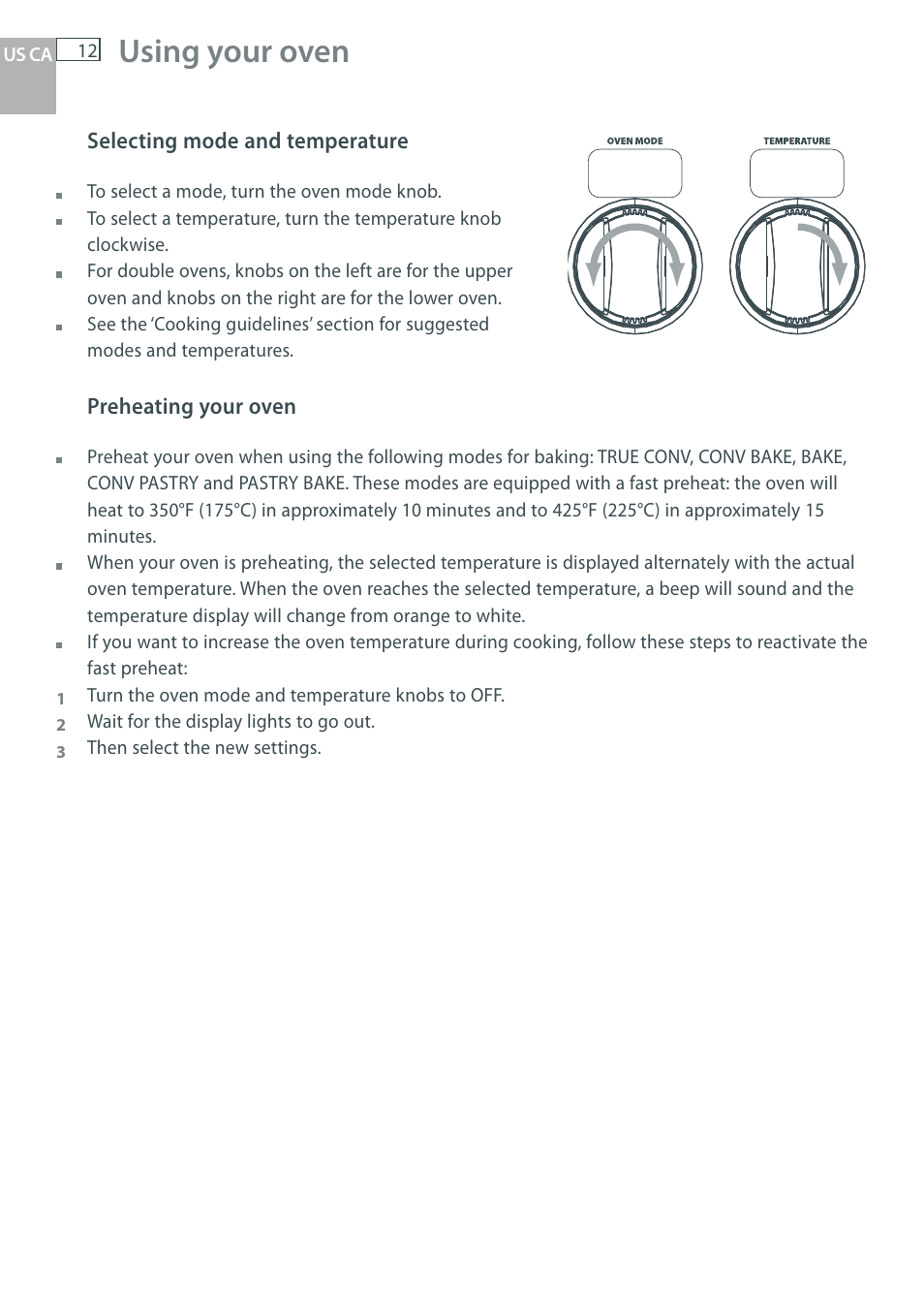 Using your oven | DCS WOU-130 User Manual | Page 14 / 132