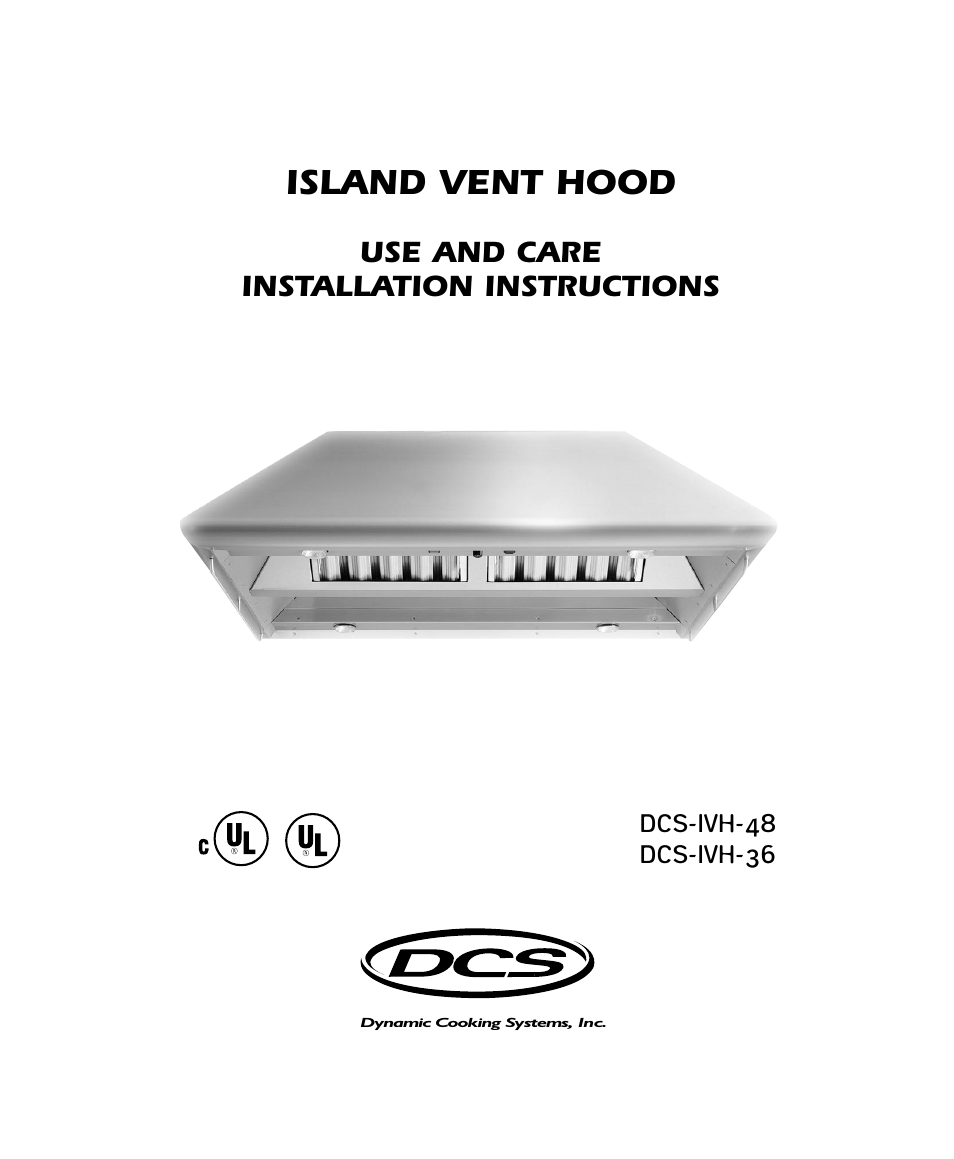 DCS -IVH-48 User Manual | 20 pages