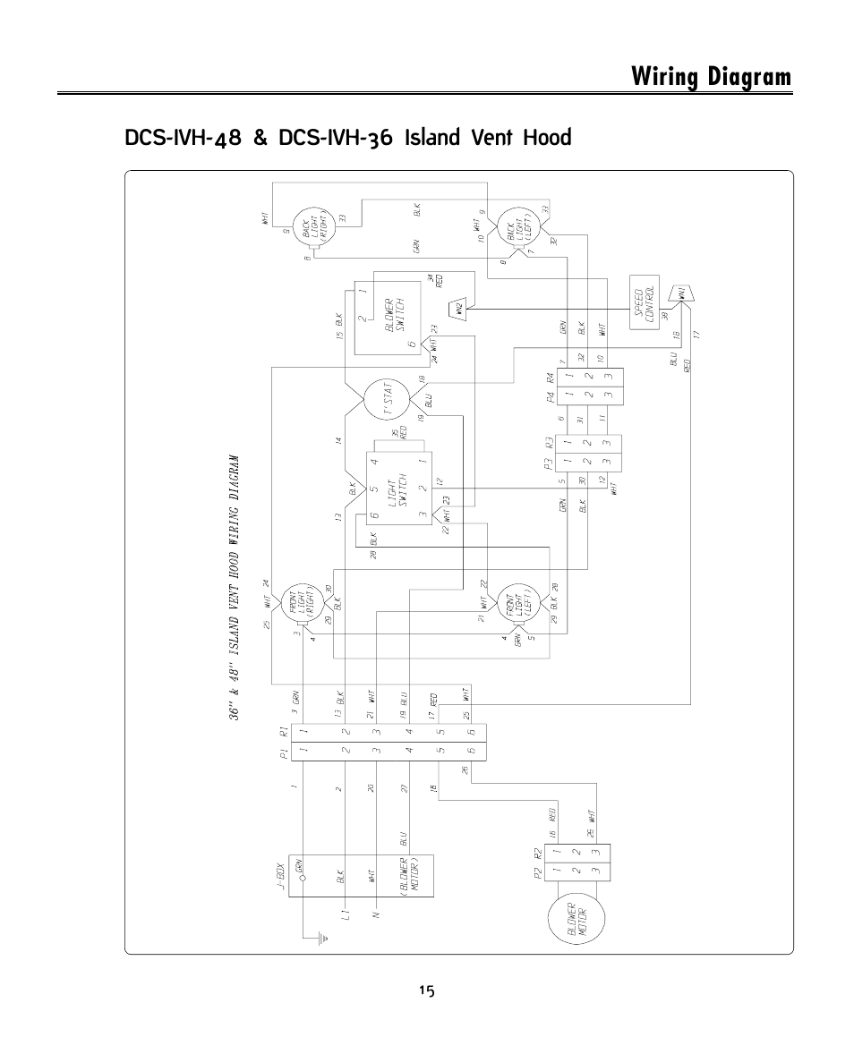 Wiring diagram | DCS -IVH-48 User Manual | Page 17 / 20