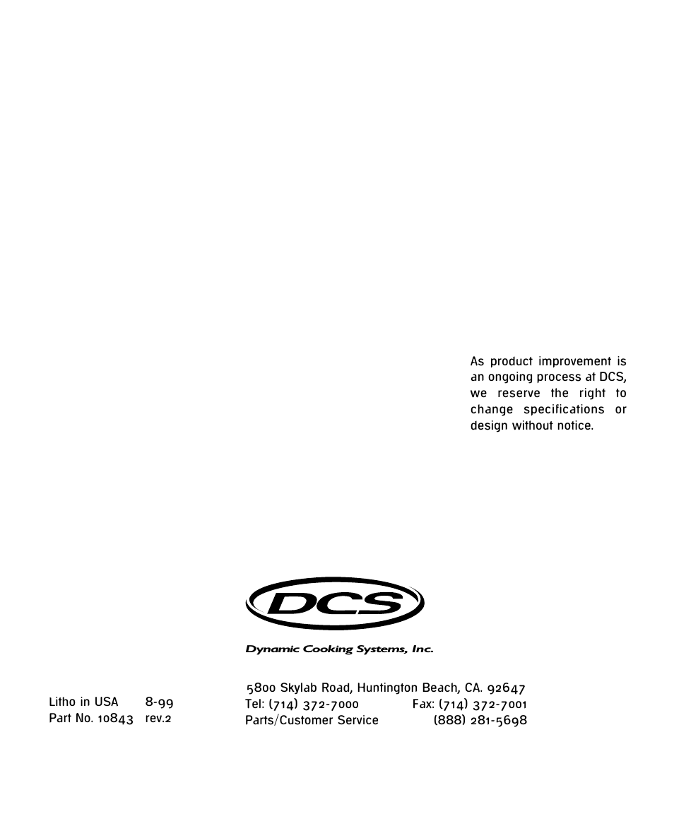 DCS -IVH-48 User Manual | Page 20 / 20