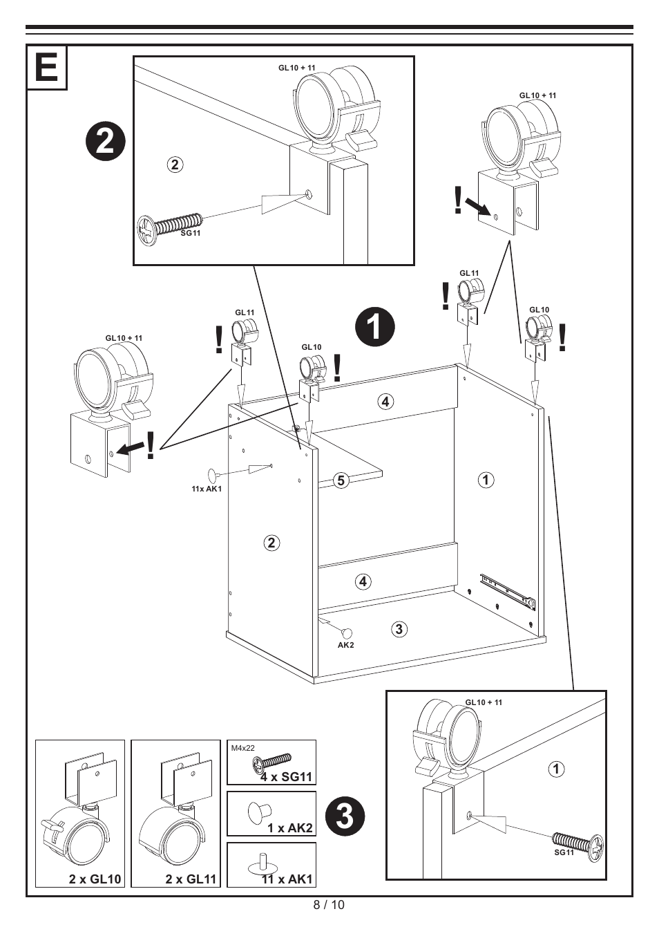 United Office Computer Desk User Manual | Page 8 / 10