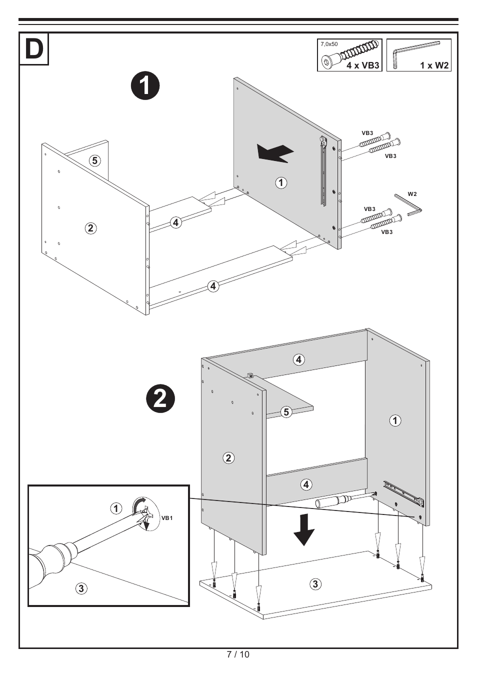 United Office Computer Desk User Manual | Page 7 / 10