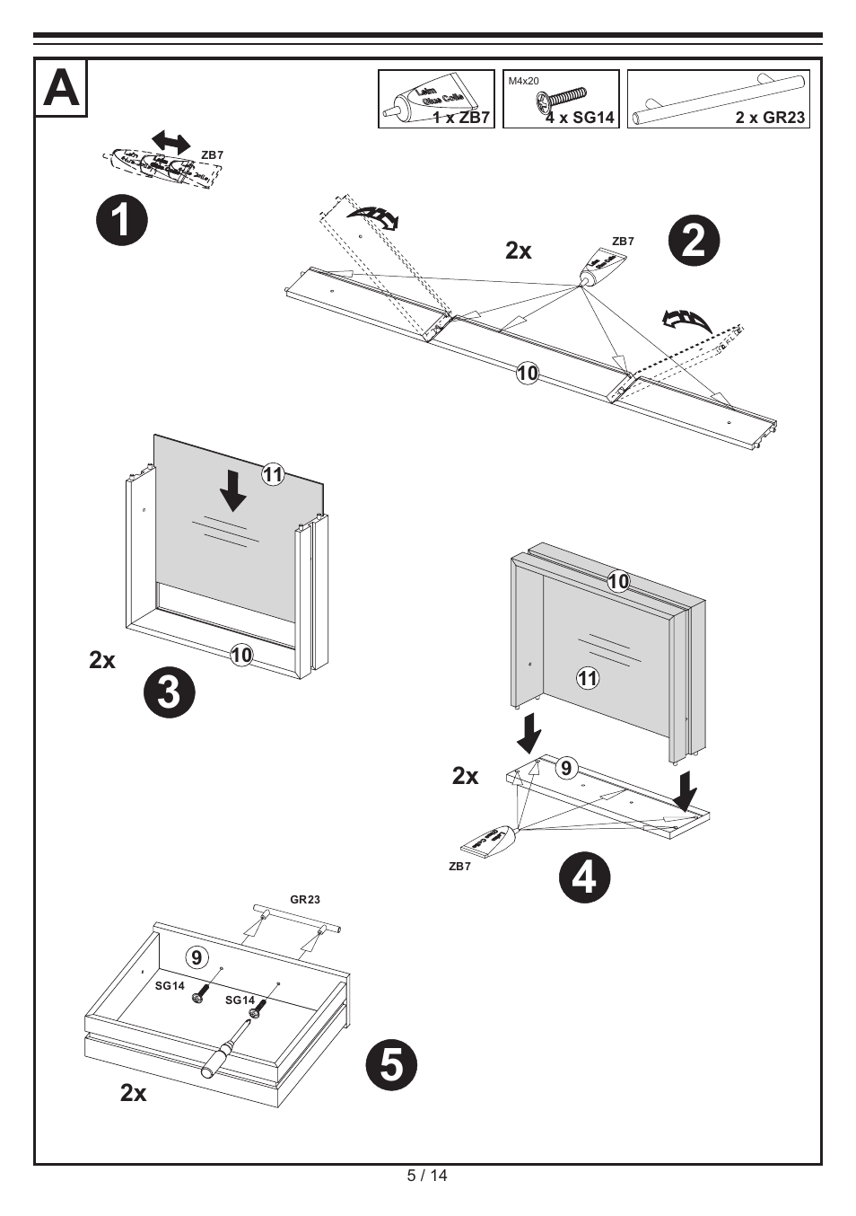 United Office Shelving Cabinet User Manual | Page 5 / 14