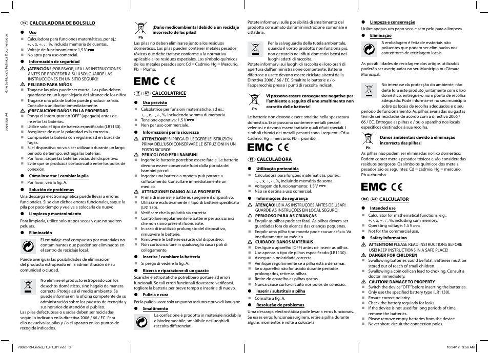United Office Z31348A, Z31348B, Z31348C, Z31348D, Z31348E User Manual | 2 pages