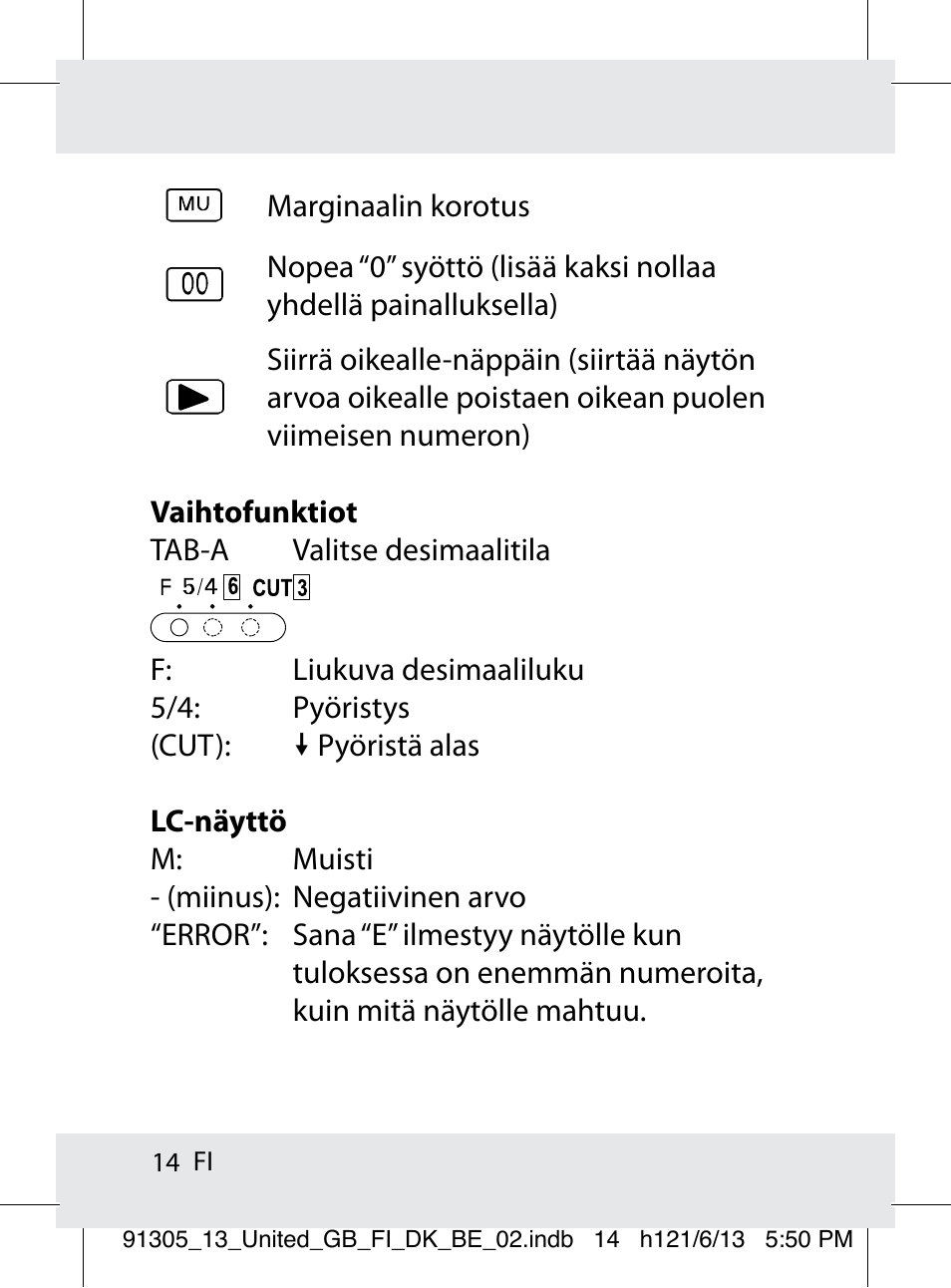 United Office Z31296 User Manual | Page 13 / 59