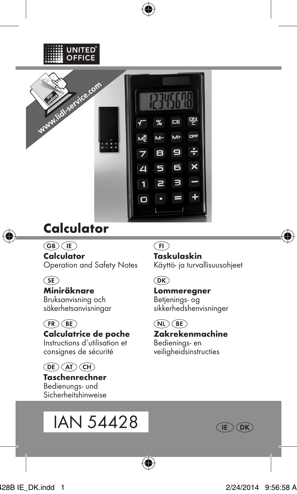 United Office Z32070B User Manual | 47 pages